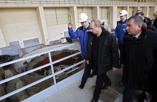 Vladimir Putin visits Republic of Khakasiya