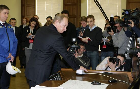 Vladimir Putin visits Republic of Khakasiya