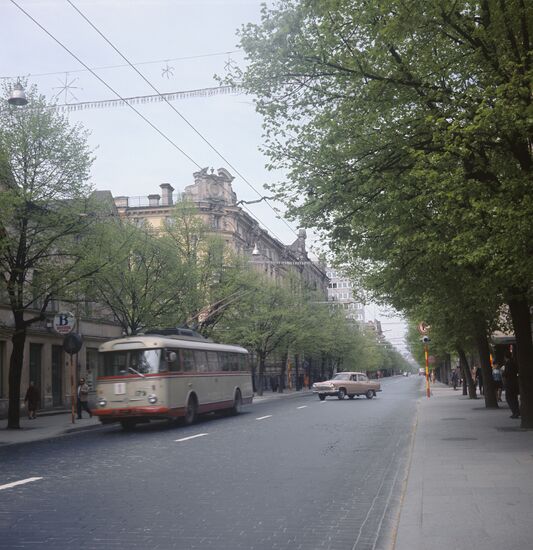 Lenin Avenue in Vilnius