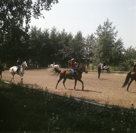 Horse riding school