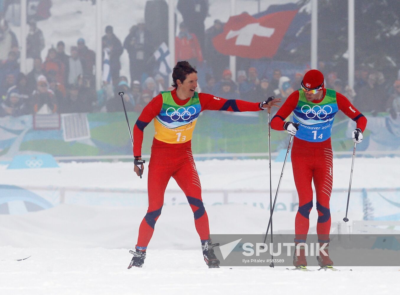 Lars Berger and Petter Northug