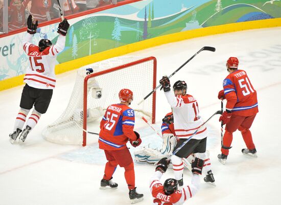 XXI Olympic Winter Games. Ice Hockey. Quarterfinals