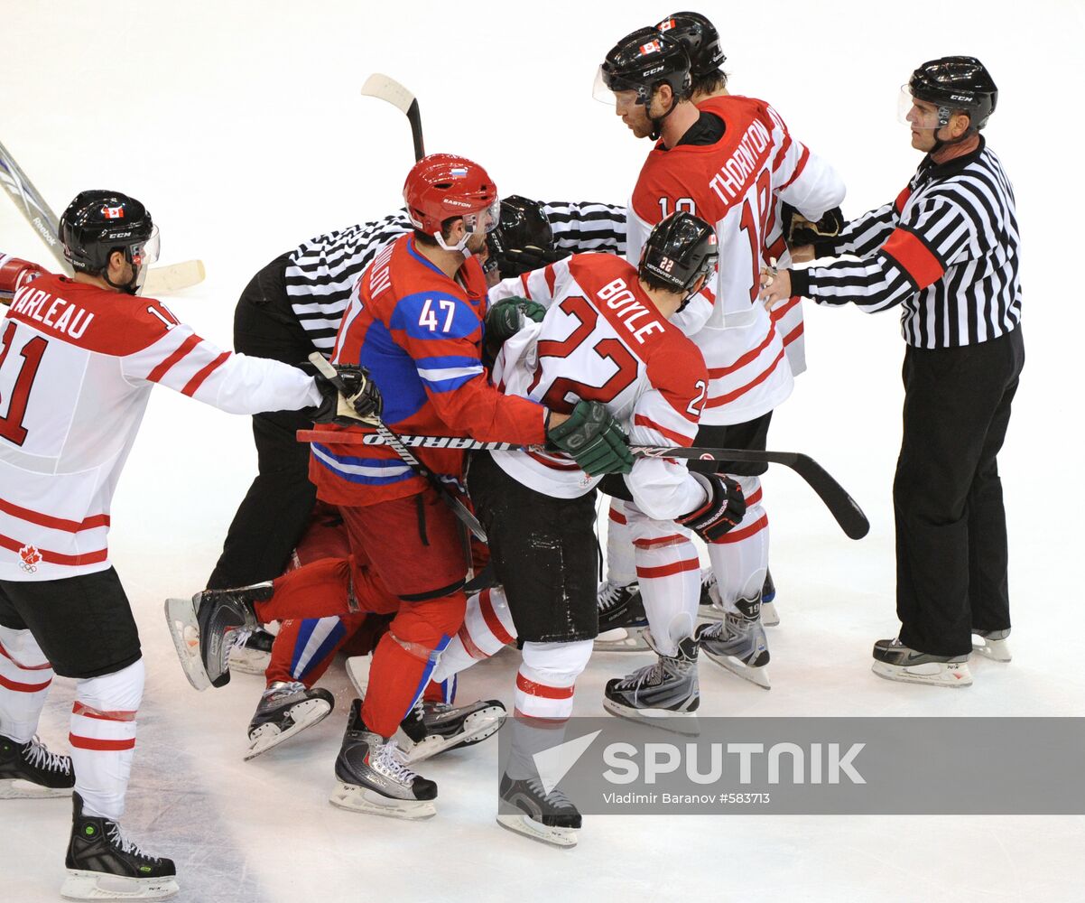 XXI Olympic Winter Games. Ice Hockey. Quarterfinals