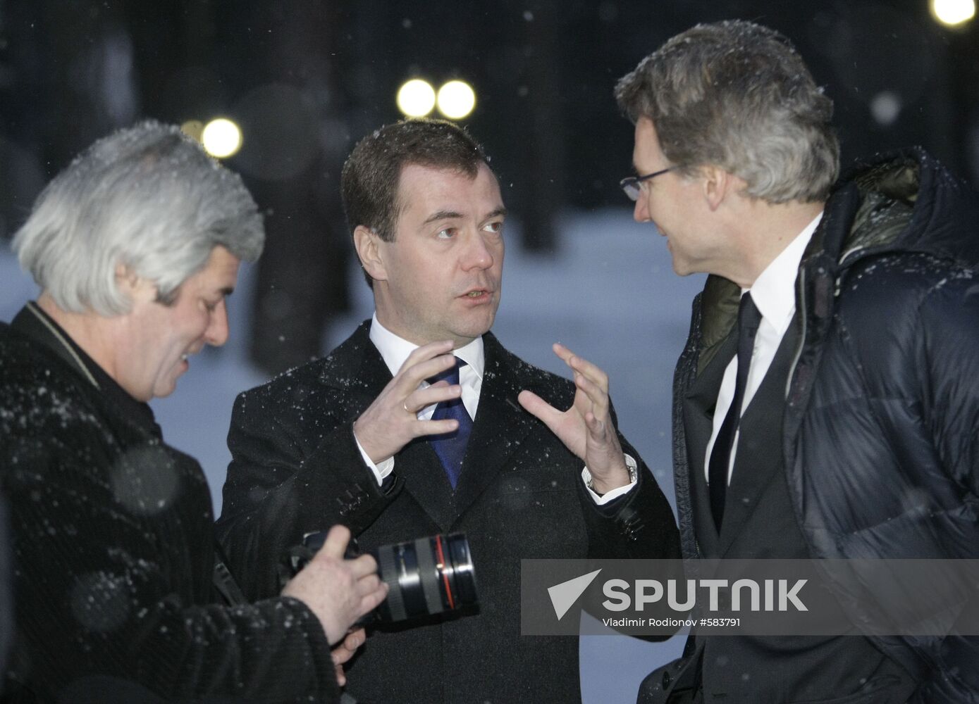 Dmitry Medvedev gives interview to Paris Match