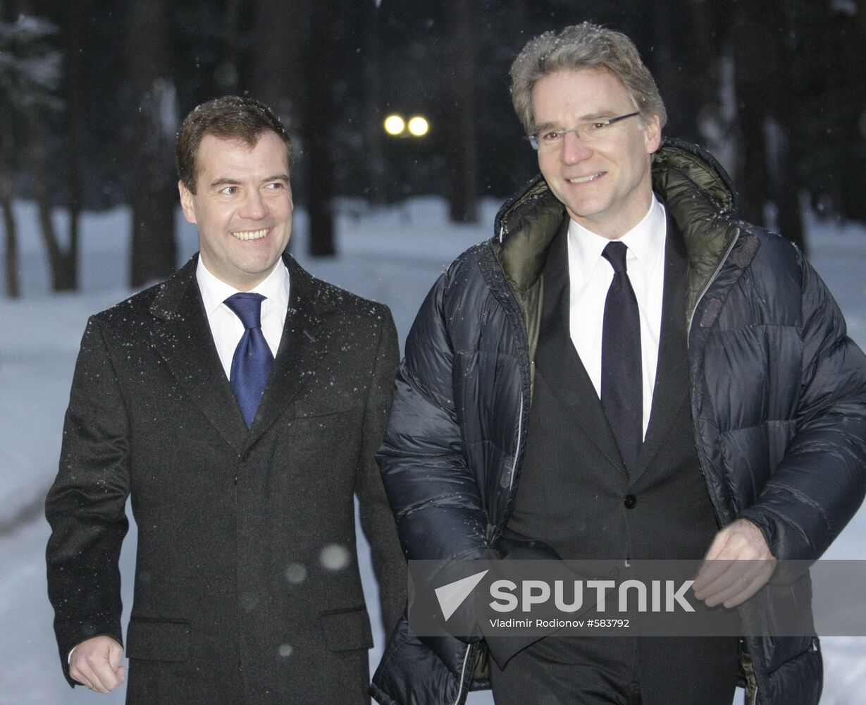 Dmitry Medvedev gives interview to Paris Match