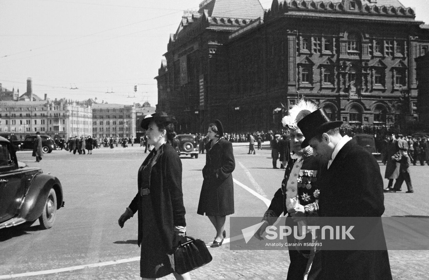 May 9, 1945. Foreign guests in Moscow