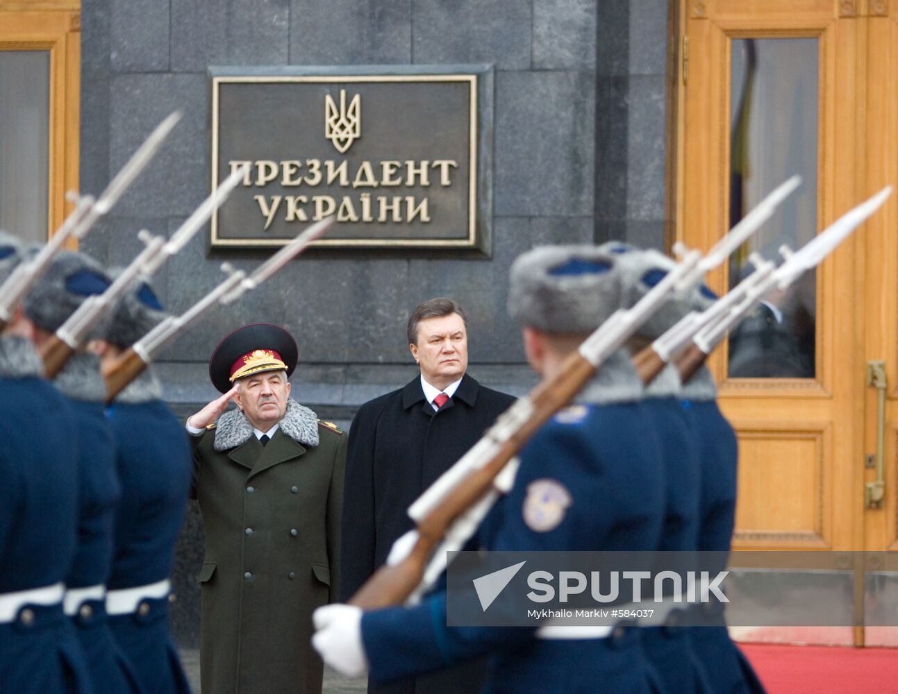 Ivan Svida and Viktor Yanukovych