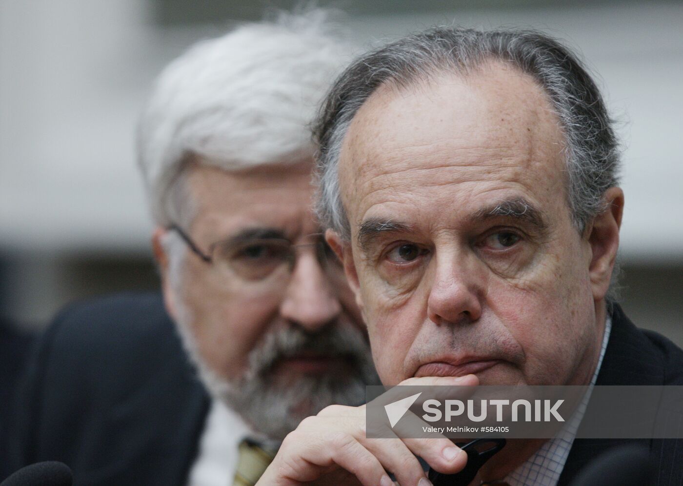 Jean de Gliniasty and Frederic Mitterrand