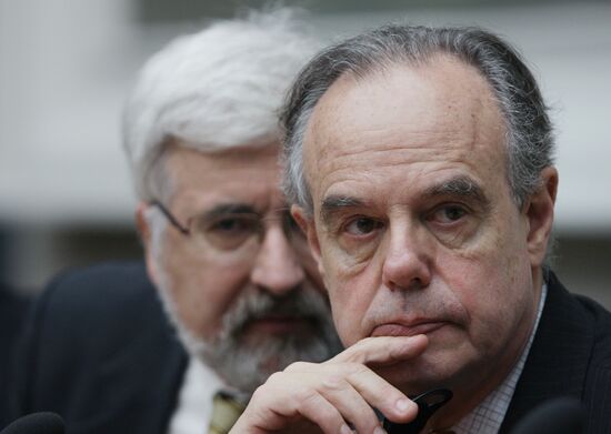 Jean de Gliniasty and Frederic Mitterrand