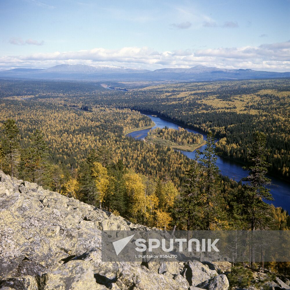 The Pechora River, North Urals