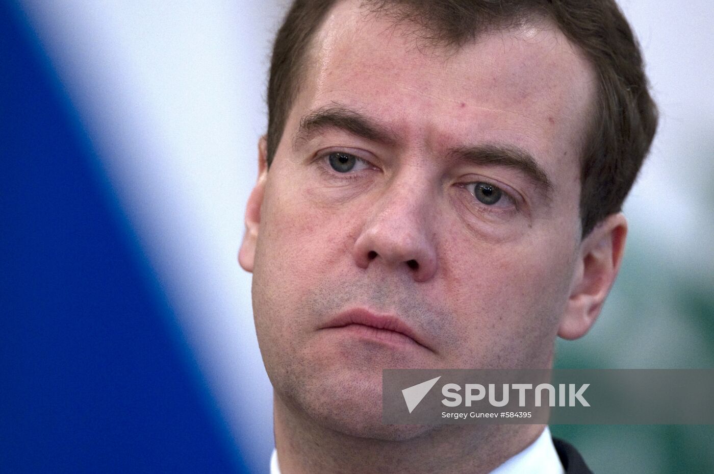 Dmitry Medvedev meets with Michel Suleiman