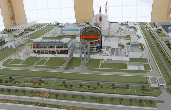 Model of Baltic nuclear power plant