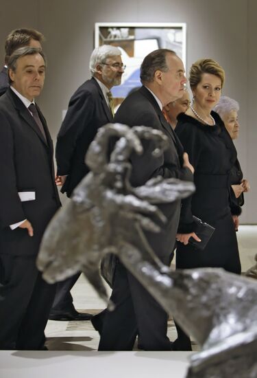 Svetlana Medvedeva attends "Picasso. Moscow" exhibition