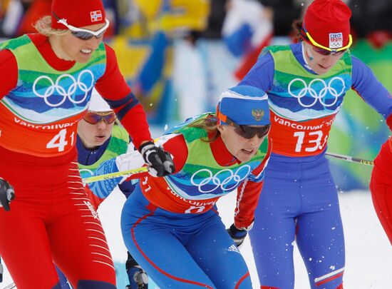 Vibeke Skofterud, Elena Kolomina, Olga Zavyalova, Eva Nyvltova