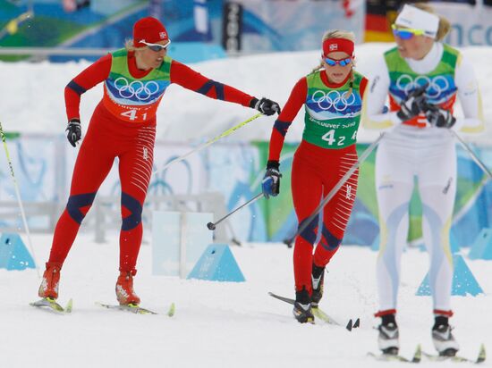 Vibeke Skofterud and Tereze Johaug