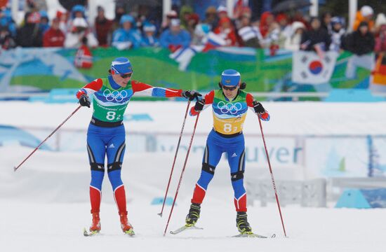 Irina Khazova and Yevgeniya Medvdeva