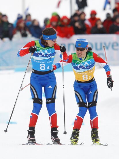 Natalia Korosteleva and Yevgeniya Medvedeva