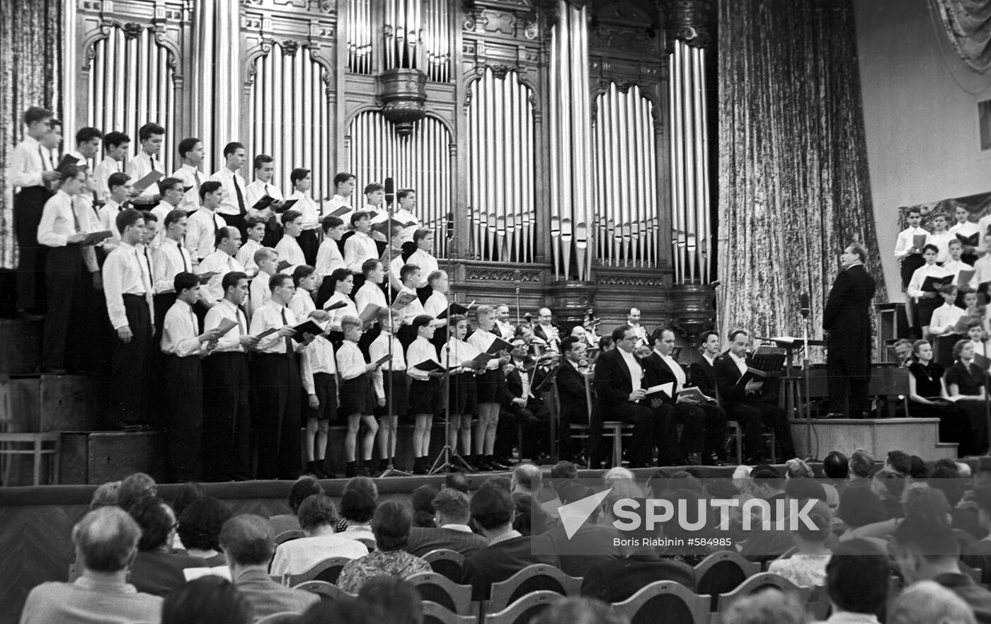 Performing Thomaner Choir
