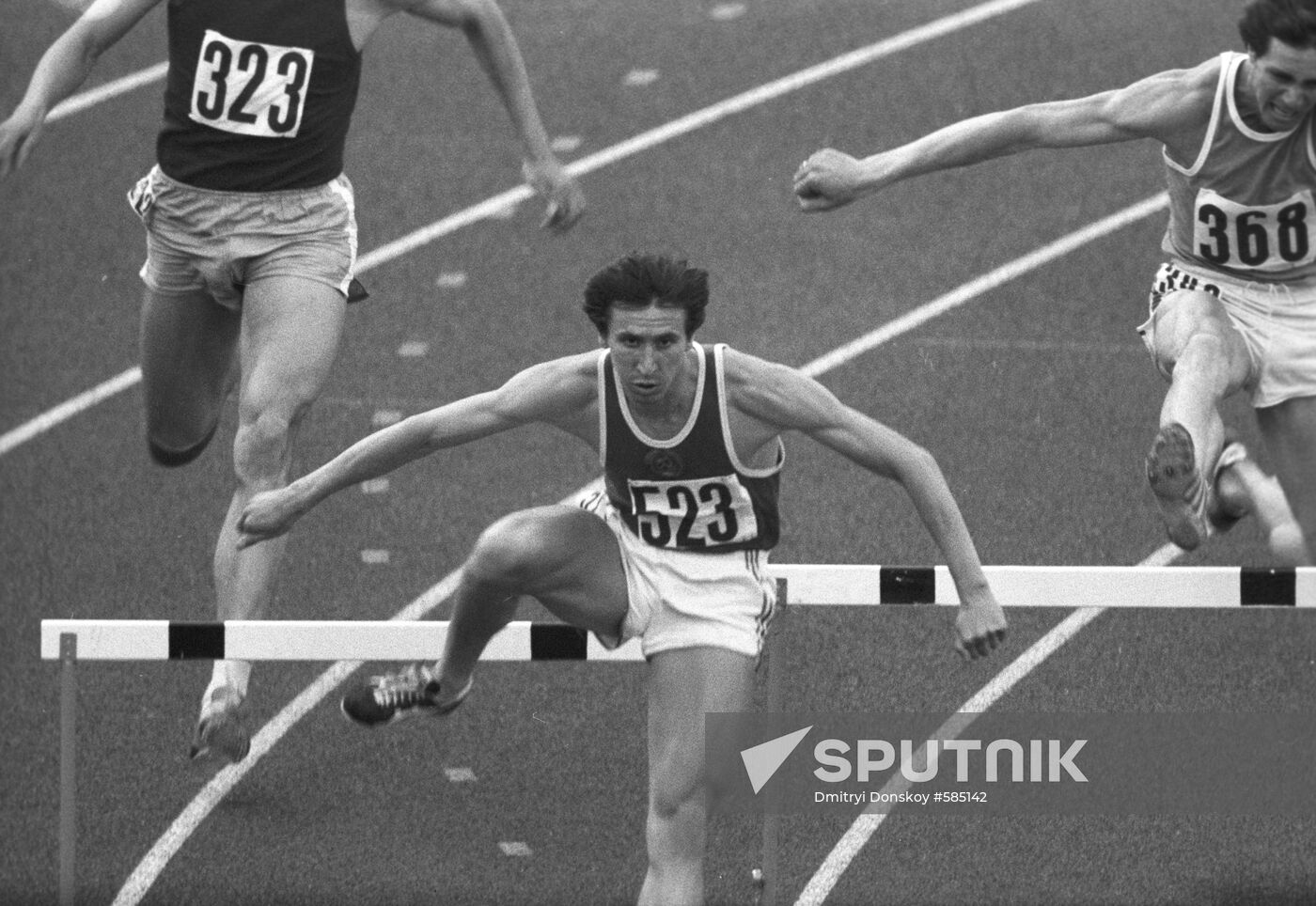 Vasily Arkhipenko during a race