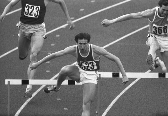 Vasily Arkhipenko during a race