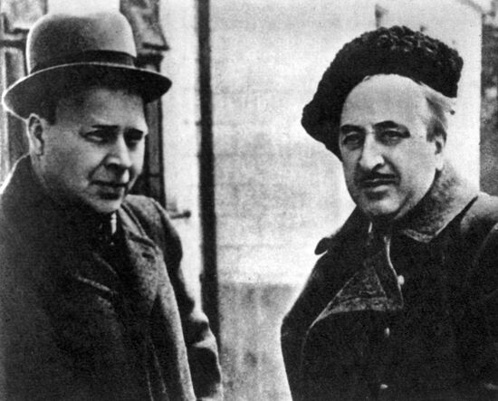 Lev Kuleshov and Arkady Gaidar