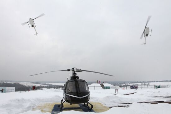 Helicopter piloting master-class at Aerosoyuz club