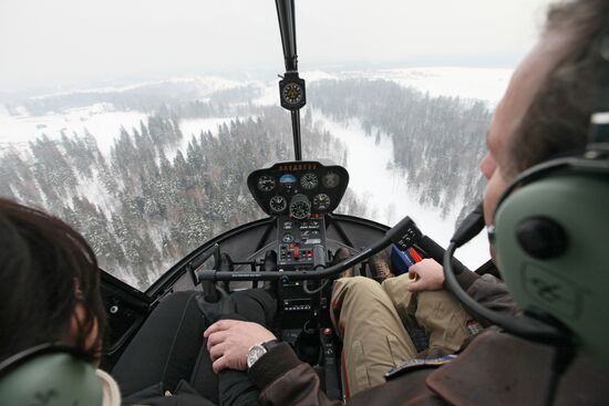 Helicopter piloting master-class at Aerosoyuz club