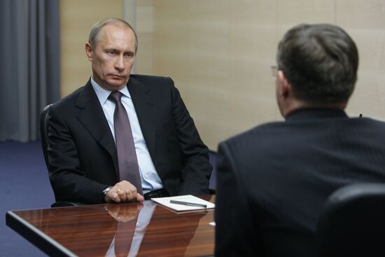 Vladimir Putin meets with Vladimir Yakushev