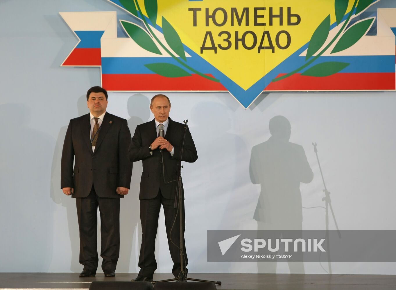 Vladimir Putin visits Judo Center in Tyumen