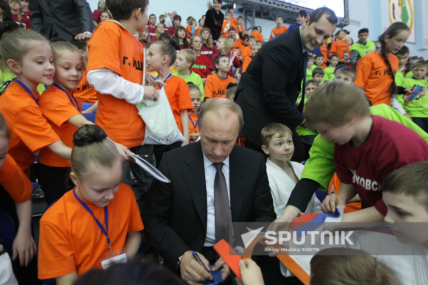 Vladimir Putin visits Judo Center in Tyumen