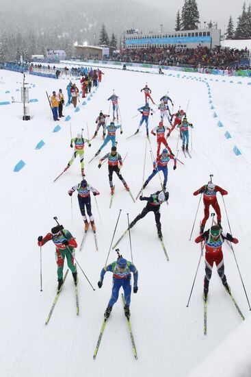 XXI Olympic Winter Games. Biathlon. Men. 4x7.5 km relay