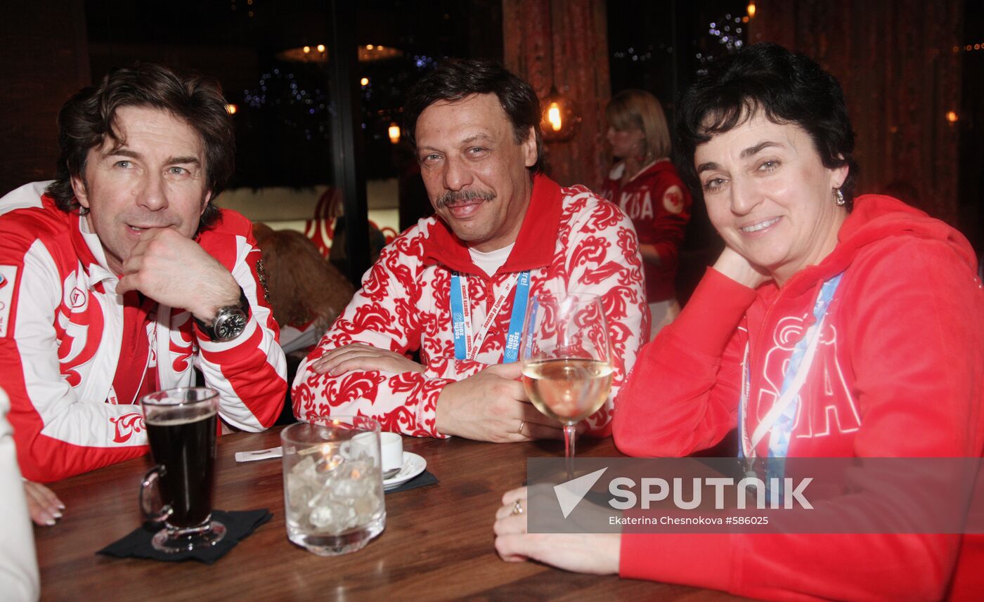 Valery Syutkin, Mikhail Barshchevsky and Olga Barkalova