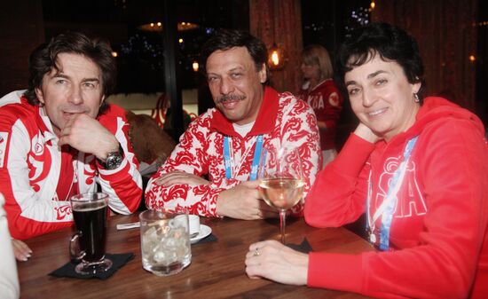 Valery Syutkin, Mikhail Barshchevsky and Olga Barkalova