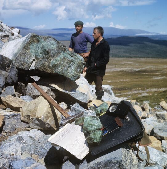 Drift miners Nikolai larionov and Viktor Kobelev