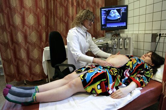 Examination at obstetric department