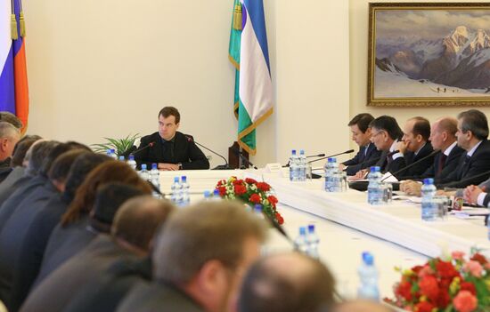 Dmitry Medvedev in Kabardino-Balkaria