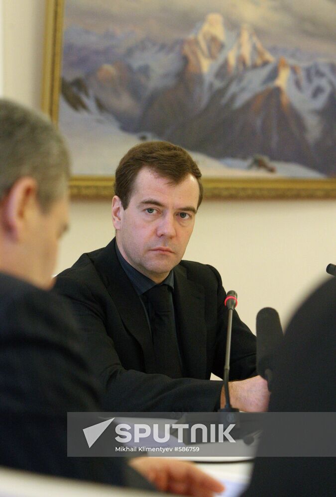 Dmitry Medvedev in Kabardino-Balkaria
