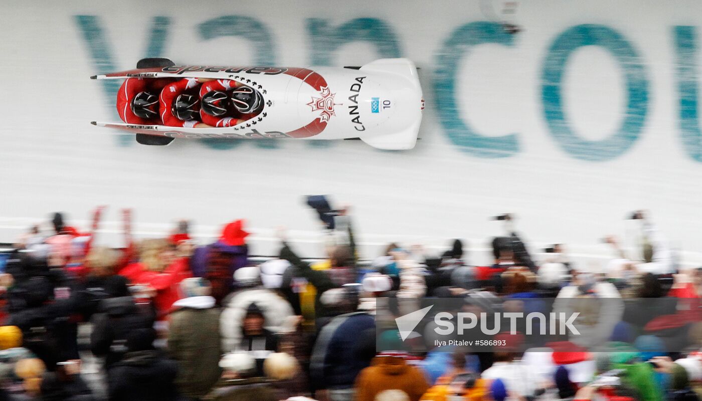 Canadian bobsleigh crew of Pierre Lueders