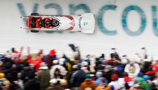 Canadian bobsleigh crew of Pierre Lueders