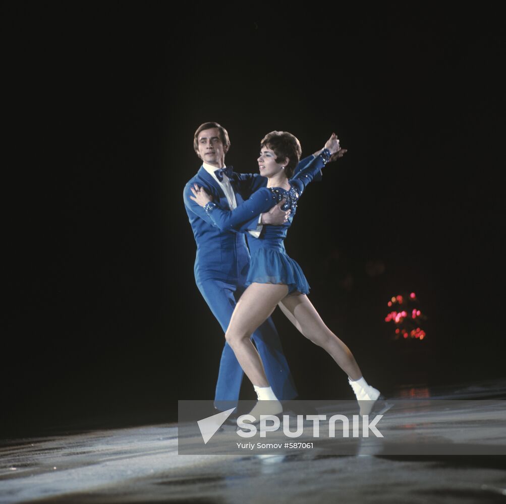 World champions Lyudmila Pakhomova and Alexander Gorshkov