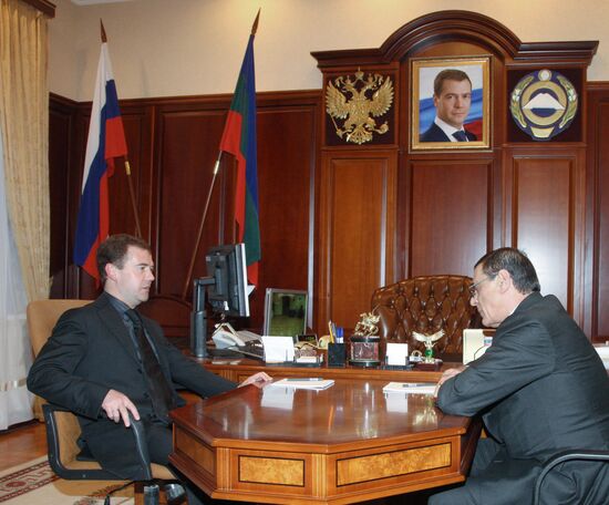 Dmitry Medvedev in Karachay-Cherkessia