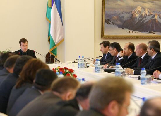 Dmitry Medvedev in Kabardino-Balkaria