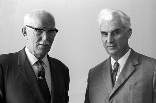 Scientists Parin and Stepanov