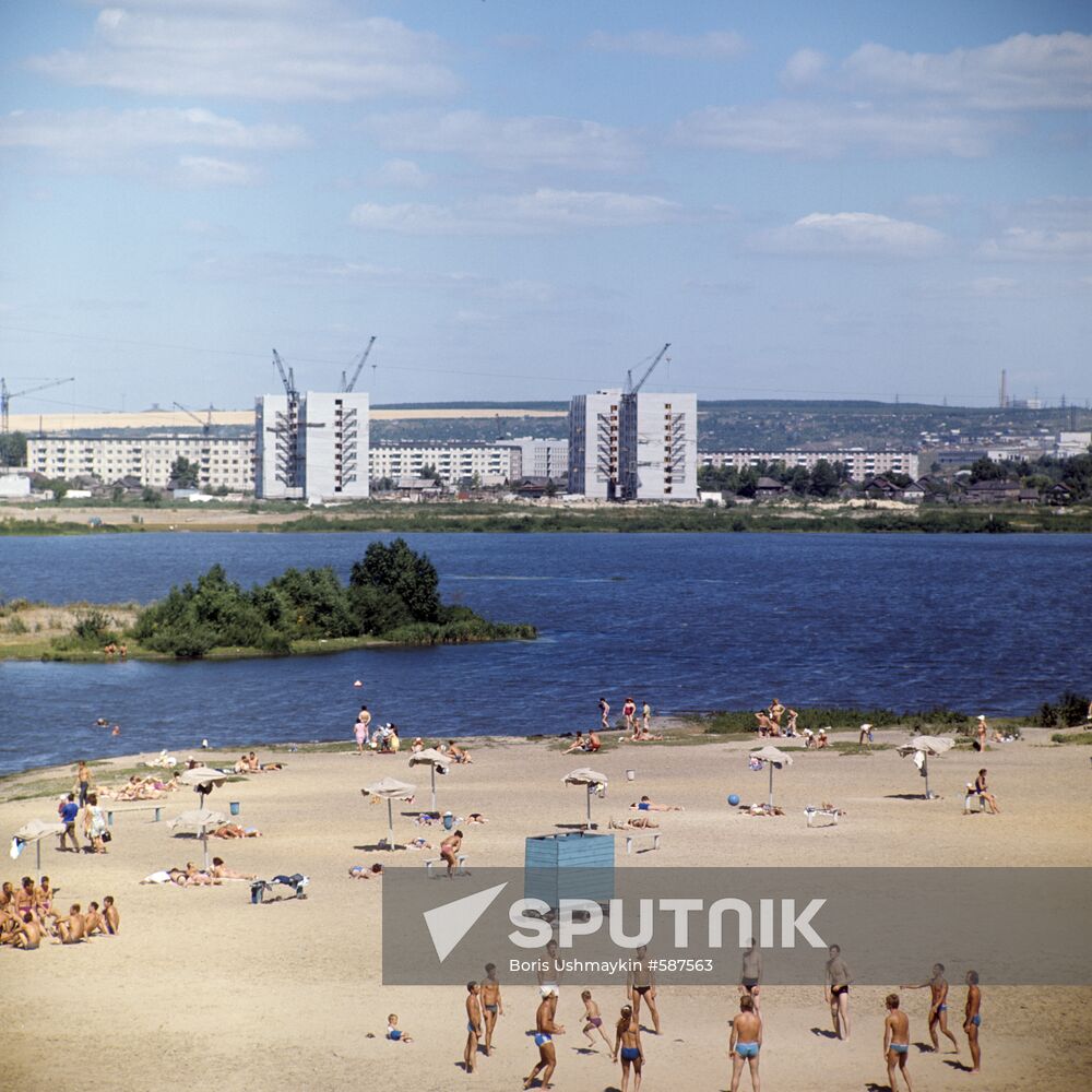 Beach in Ulyanovsk