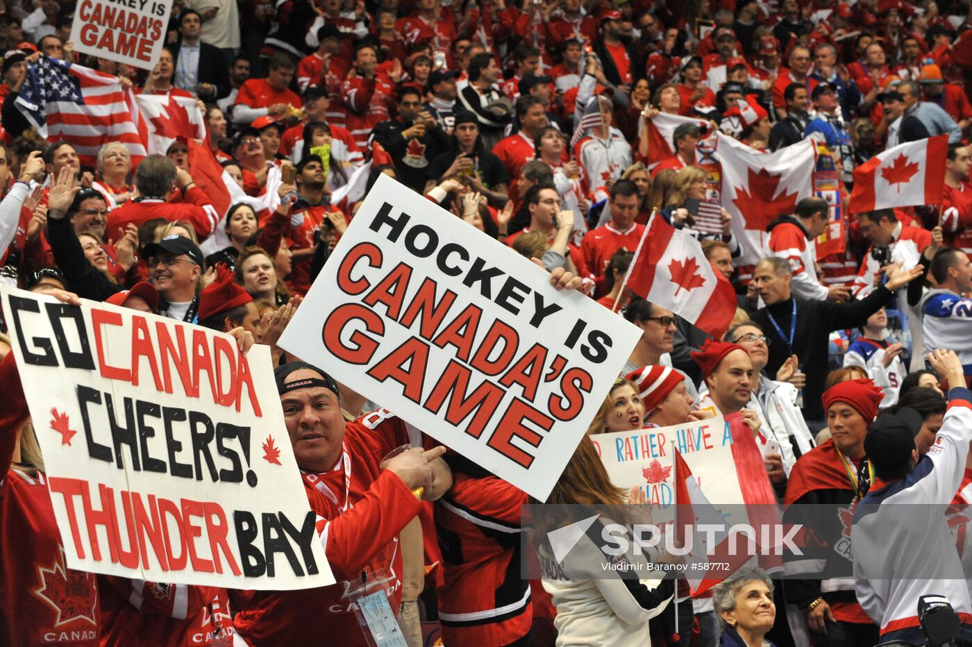 Canadian ice hockey fans