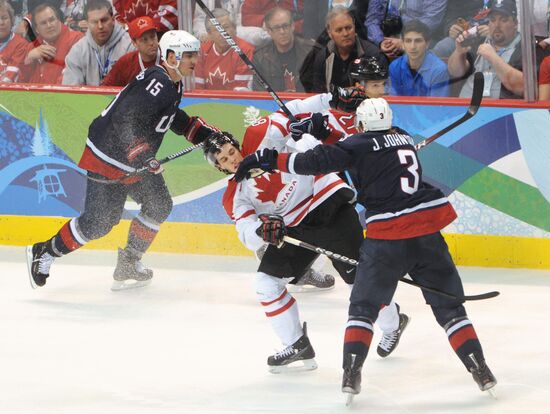 Ice hockey. Men. Final match. USA vs. Canada