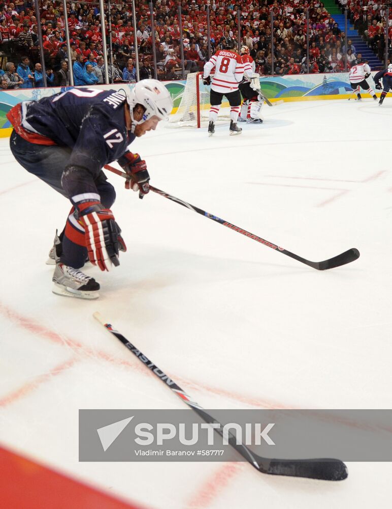 Ice hockey. Men. Final match. USA vs. Canada