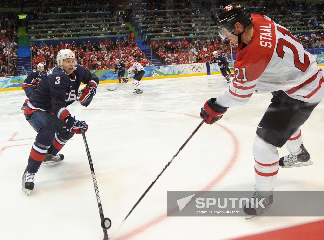 Ice hockey. Men. Final match. USA vs. Canada