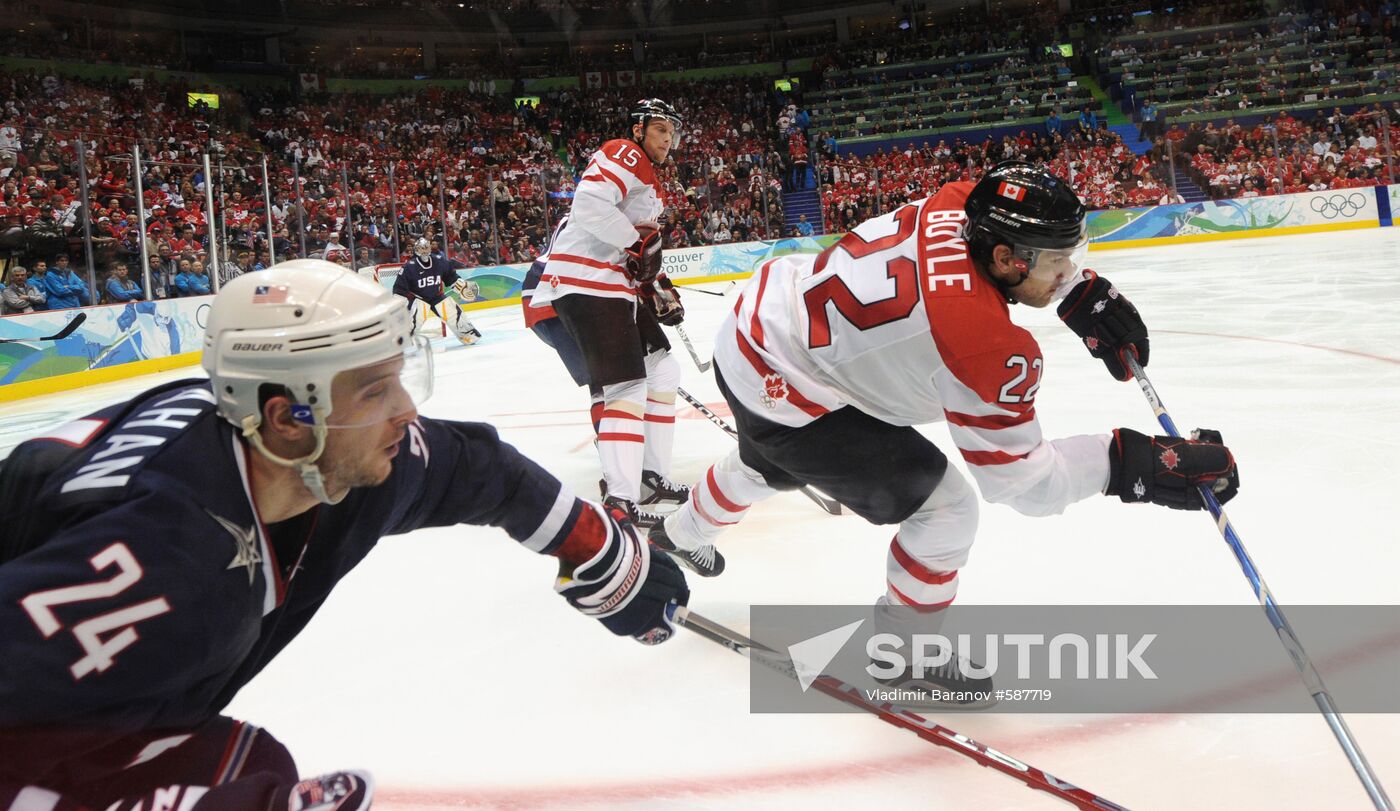 Ice hockey. Men. Final match. USA vs. Canada