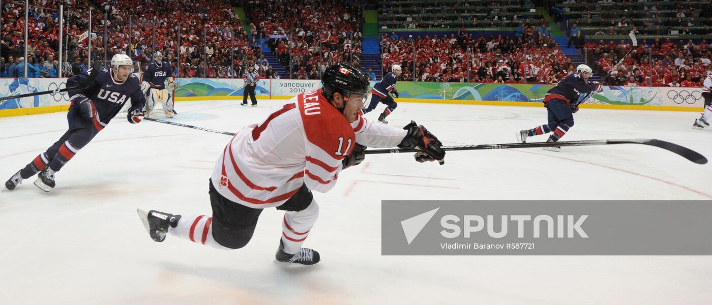 Ice hockey. Men. Final match. USA vs. Canada